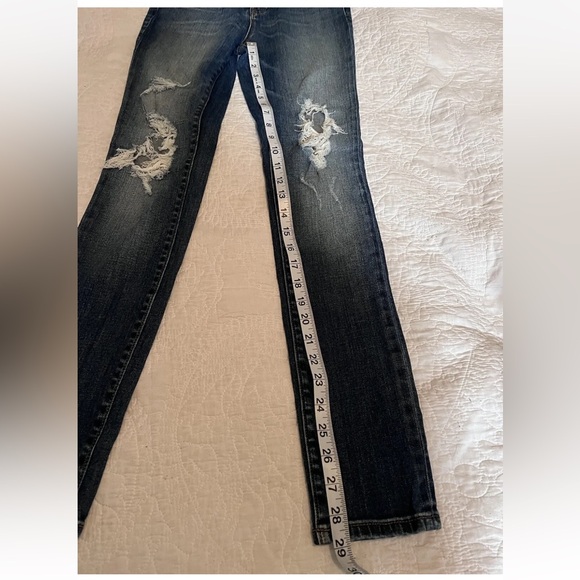 J Brand Jeans Size 25 Ripped/Distressed Straight Leg Jeans - Picture 5 of 8